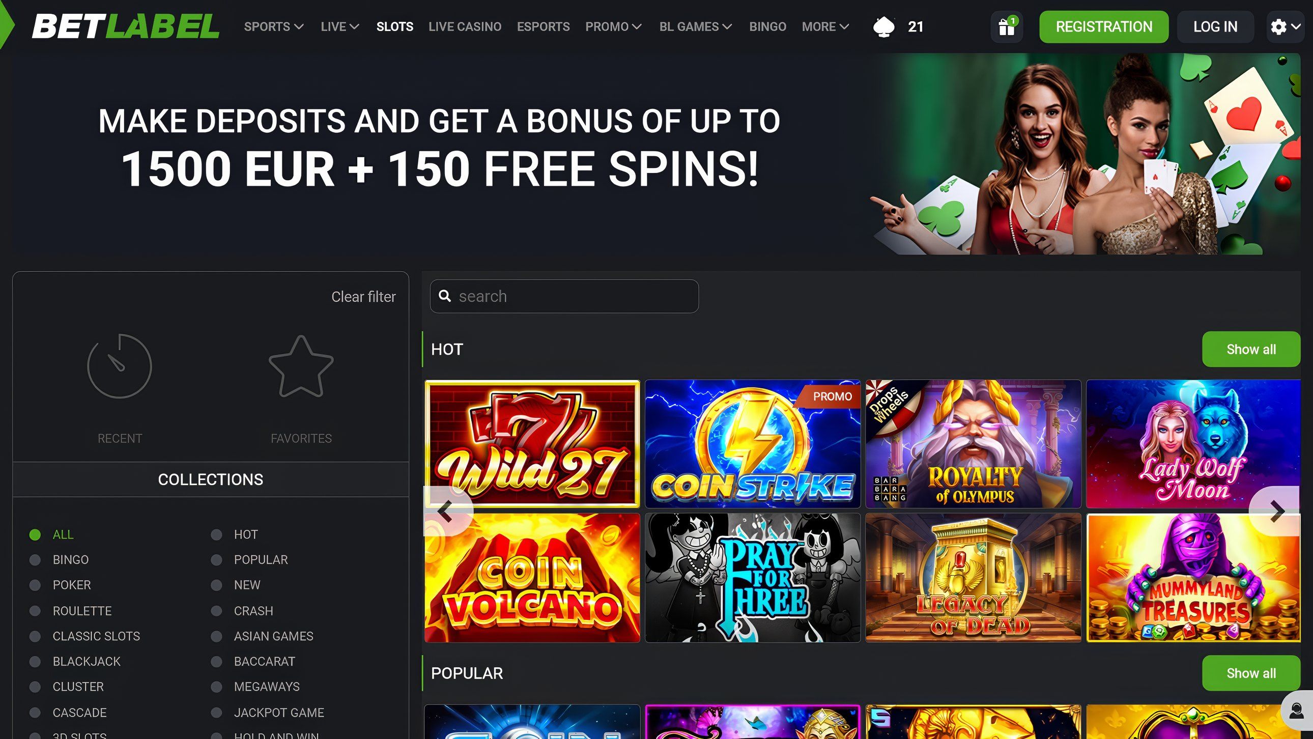 BetLabel desktop screenshot 2